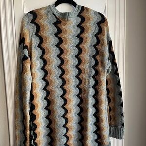 Mumu Comfy Sweater, Retro Wave Knit